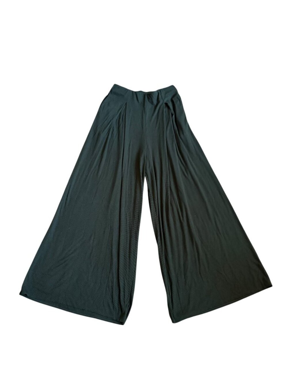 POP FLEX Go With The Flow Wide Leg Pants Green Womens Small